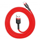 Baseus Cafule kabel USB–Lightning 2 m, czerwony
