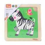 Drewniane puzzle zebra marki VIGA