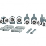 Kółka do kabin prysznicowych – zestaw 8 szt.