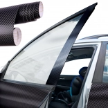 Samoprzylepna folia karbonowa 4D czarna 1,52 × 30 m