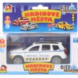 Samochód straży miejskiej ze światłem i dźwiękiem