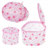 Siatkowy worek do prania bielizny z motywem truskawek