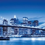 Panoramiczne puzzle Lśniący Nowy Jork 1000 elementów