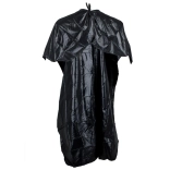 Uniwersalna peleryna fryzjerska do farbowania i strzyżenia włosów czarna