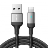 Joyroom kabel USB‑A na Lightning 3 m, 2,4 A (czarny)