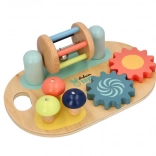 Drewniana sensoryczna aktywna tablica Adam Toys