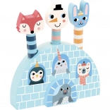 Drewniana gra zwierzątka Island