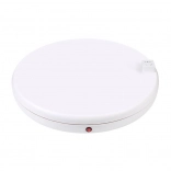 Obrotowy stojak fotograficzny PULUZ z gniazdem zasilającym 45 cm – biały