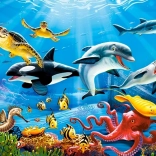 Puzzle 200 elementów tropikalny podwodny świat