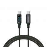 kabel usb-c z wyświetlaczem 100 W Savio