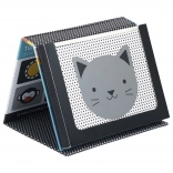 Petit Collage Czas na brzuszku - lusterko z obrazkami Peekaboo