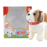 Chodzący i szczekający pluszowy piesek na baterie