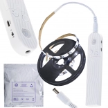 Taśma LED z czujnikiem ruchu, 1 m, zimna biel, zasilanie USB/AAA