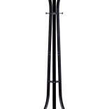 Stojak na ubrania ModernHome – czarny metalowy