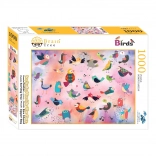 Puzzle Brain Tree baśniowe ptaki 1000 elementów