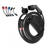 Przenośna ładowarka do samochodów elektrycznych BESEN PCD050, 16,5 kW, z adapterami