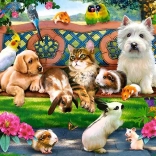 Puzzle 180 elementów – Pupile w parku