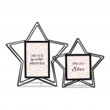 Zestaw 2 ramek 10x10 i 10x15 Stella czarne