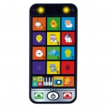 Interaktywny dziecięcy smartfon ze światłami i dźwiękami 6,5 × 13,5 cm